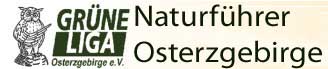 Logo Gr�ne Liga Osterzgebirge, Uhu und Text